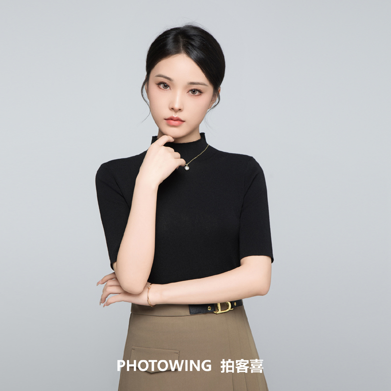 形象照不带妆